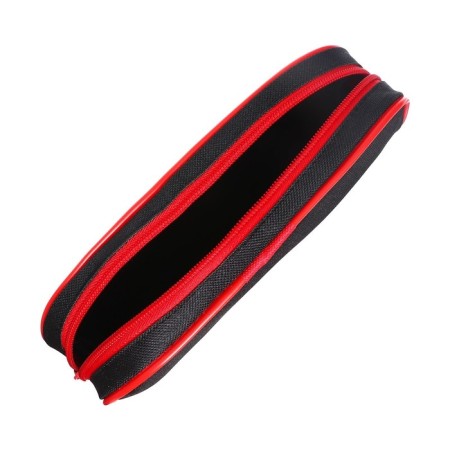 Penal soft, 1 department, 80 x 210 x 40 mm, voluminous, PM1O-24, calligrata black, black/red-4