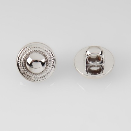 A button on the leg, d = 10 mm, the color is silver-2
