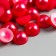 Set decor for creativity plastic "Half of Pearls" weight 22 g, d-0.9 cm, 12x11 cm
