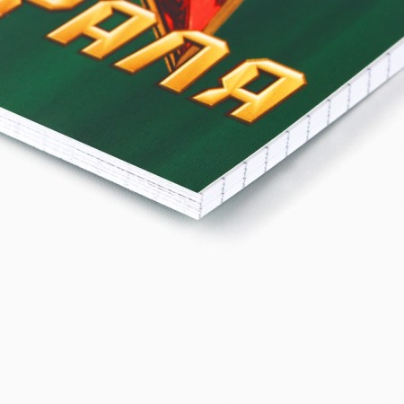 Notepad A6, 40 leaflets in a cage. Cardboard cover "From February 23"-1