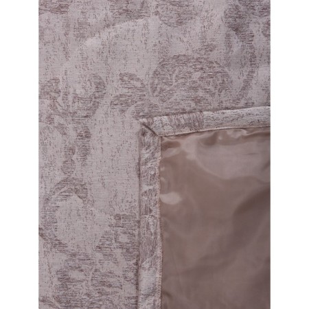 Flora bedspread, size 200x200 cm, coffee color-2