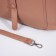 Luggage bag on lightning, 2 external pockets, pink color