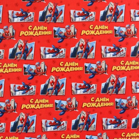 Packaging paper, 70x100 cm, Spider-Man-4