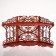 Iconostasis No. 14, color red tree, 42x22x52 cm