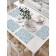 A set of napkins for setting the Snow Settlement table, rectangular, size 32x46 cm, 4 pcs