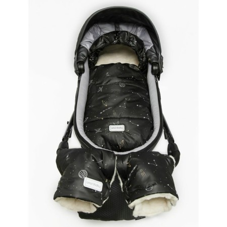 Winter envelope Snowy Baby, height 85 cm, cosmos/black color