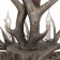 Suspended chandelier ST LUCE. SL154.703.06. Corna. 6x40 watts, E14, 65x65x37 cm, color gray color