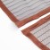 Antimoscate grid for doors, 90 × 210 cm, on magnets, brown color