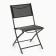 Sadovy stool folding, black, 56 x 45 x 80 cm