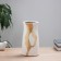 VAZA Ceramics Table "Annar" 18x9.5 cm, white
