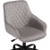 Computer chair almer plastic/velor, black/gray 57x60x84 cm