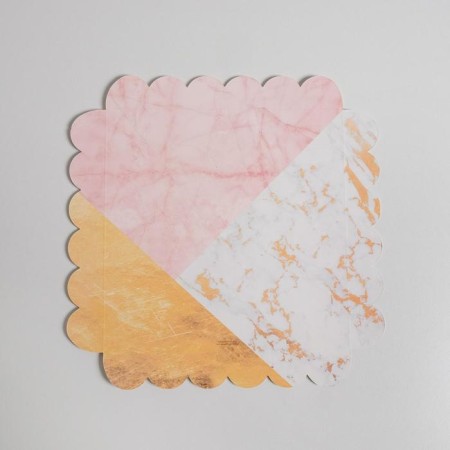 Cookie box, confectionery packaging with PVC lid, “for you!”, 21 x 21 x 3 cm-4