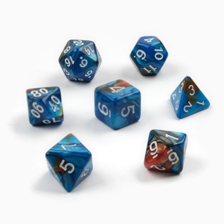 Cubes set for D&D (Dungeons and Dragons, DND) "Game time", Series: D&D, 7 pcs-1