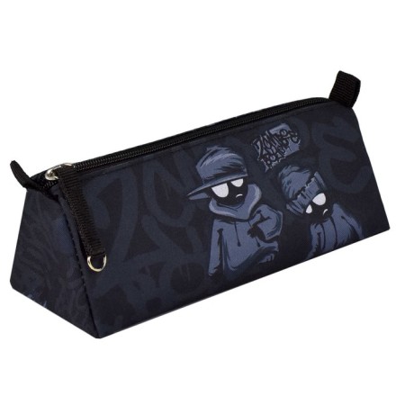 Penal soft, 1 department, 85 x 200 x 65 mm, voluminous, Phoenix "Buntar spirit" Black 65362