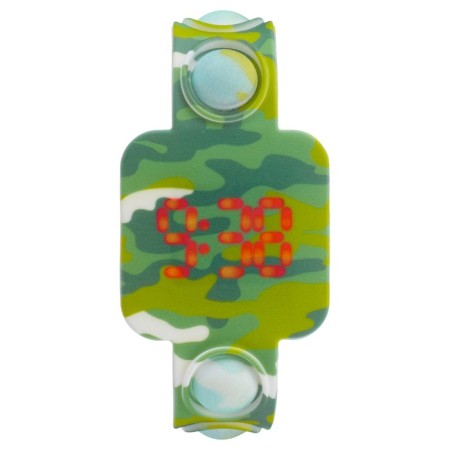 Watch of washing electronic, children's, "camouflage", strap Pop-SIT, L-25.4 cm