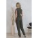 Female suit, size 42, green color