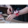 Needle on the Tiger bracelet, 23 × 6.5 cm, pink color