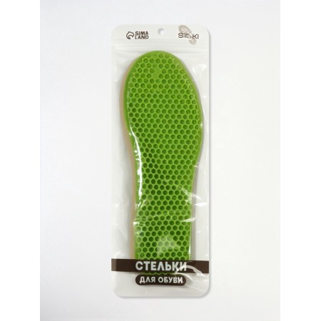 Insoles (polyester, silicone) University 36-40 rub 26.5cm (pair) Gray PAK SS-4