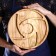 Menzhitsa wooden "round", with a cutting board, d = 30 cm, an array of ash