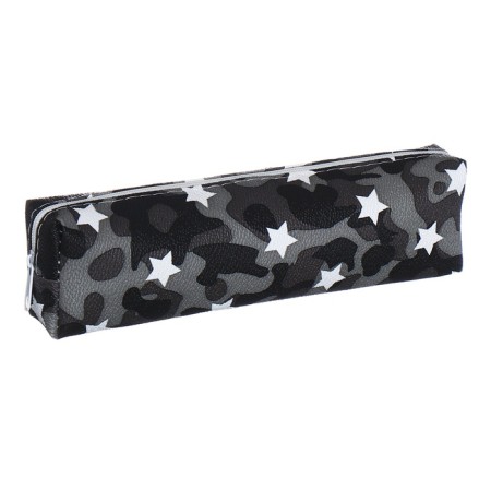 School Penal on the zipper Calligrata "Millitari", gray