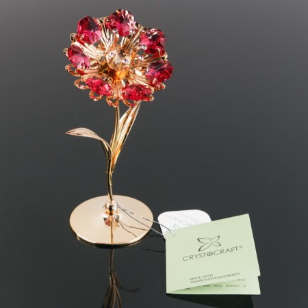 Souvenir "Flower", 5 × 5.5 × 13 cm, with crystals