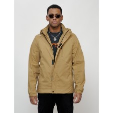 Sports male jacket, size 50, beige color