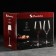 A set of glass glasses for the wine "Ata", 470 ml, 6 pcs