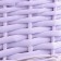 Wicker basket, 25x17x11x30 cm, lilac, willow