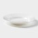 Supova plate luminarc trianon, glass ceramic, 250 ml, d = 23 cm, white color