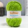 Yarn 60% acrylic, 30% cashmere, 10% silk "spring" 50 g 80 m color 22 Green grass