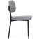 Stol on the metal frame VAKAO Metal/fabric, black/gray 46x50x83 cm