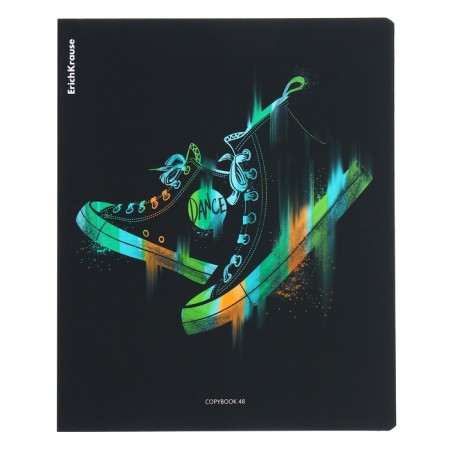Notebook of 48 sheets in the Erichkrause "Sneakers", UV-Lyk, cover coated cardboard, offset block, mix-7
