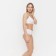 Panties female slips, white color, size 44 (m)