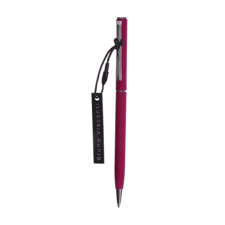 Switching handle, 0.7 mm, Bruno VisConti Palermo, blue rod, burgundy metal case, in case-3