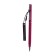 Switching handle, 0.7 mm, Bruno VisConti Palermo, blue rod, burgundy metal case, in case