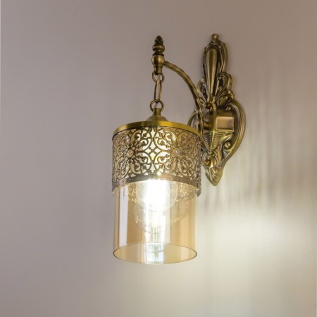 Sconces Citilux "emir" CL467313, 12x39 cm, 1x75W, e27, brown color-15