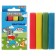 Loars of colored algems, in the set are 4 pieces, square, mix