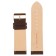 Watch strap, male, 28mm, harness 80 mm, larynx 120 mm, genuine leather, brown