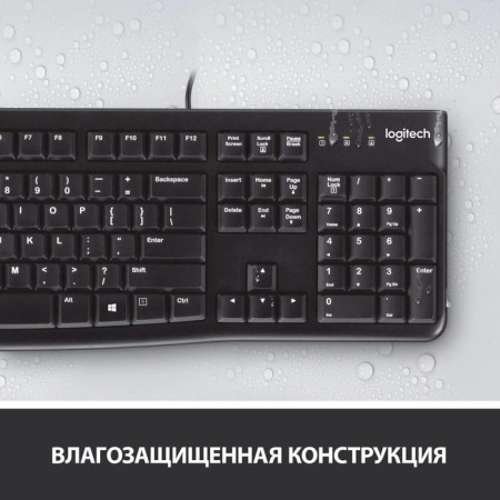 Keyboard + Logitech MK120 mouse: black mouse: black/gray USB (920-002562)-5