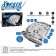 Airchockey "High League", light and sound effects, works from batteries, 2 players