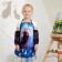Apron with sleevens Children's "Cold Heart", 49x39 cm