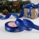 Republic tape with embossing "Figure snowflakes", 25 mm, 23 ± 1 m, blue color/silver No. 040