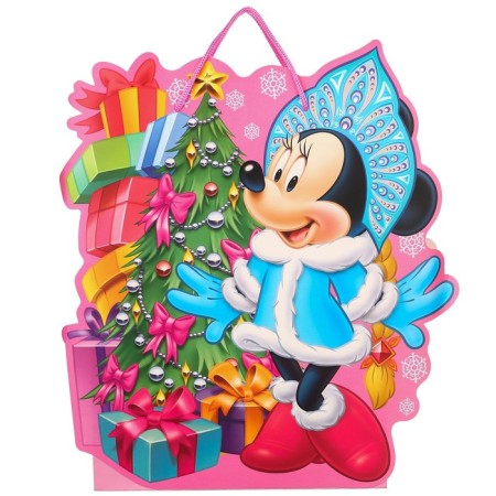 New Year. Gift package, 23x27x11.5 cm, packaging, Minnie Mouse-3