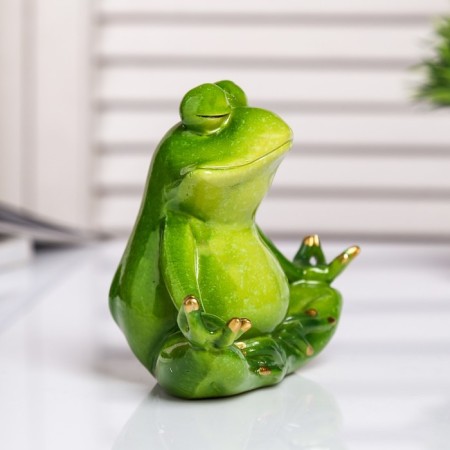 Souvenir Polystone Lak "Frog Yog" MIX 15x12.5x5.5 cm-1