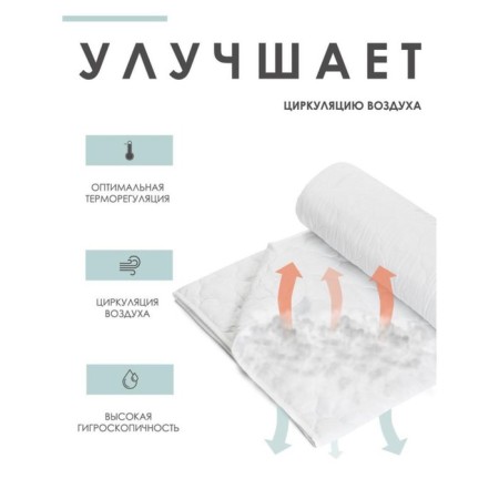 Lighted Bamboo blanket, size 170x205 cm-2