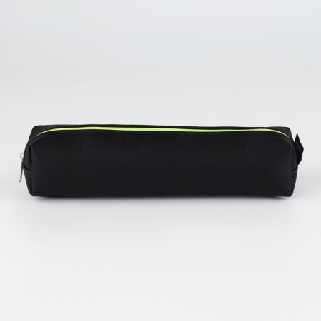 School Penalus made of artificial leather "September 1: Black", 19 x 8 x 3 cm-3