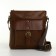 Male bag, igermann, brown color