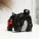 Pig a piggy bank "kitten with a bow" 10cm