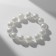 Bracelet Pearl "Spring" Shine, beads No. 12, white color