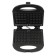 Electrrowfell Luazon LT-09, 750 W, Viennese waffles, anti-stick coating, black